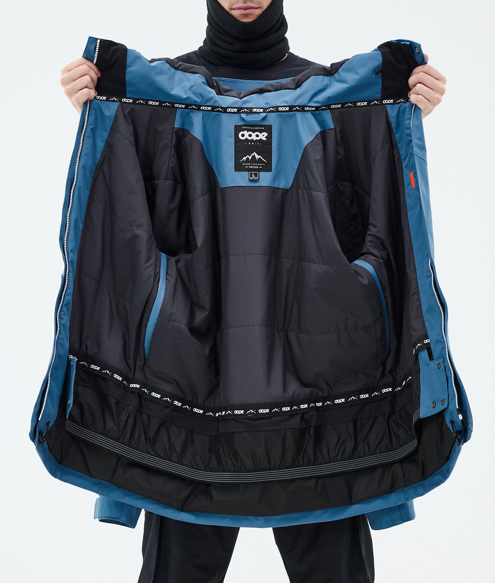 Dope Adept Snowboard Jacket Men Blue Steel | Dopesnow.com