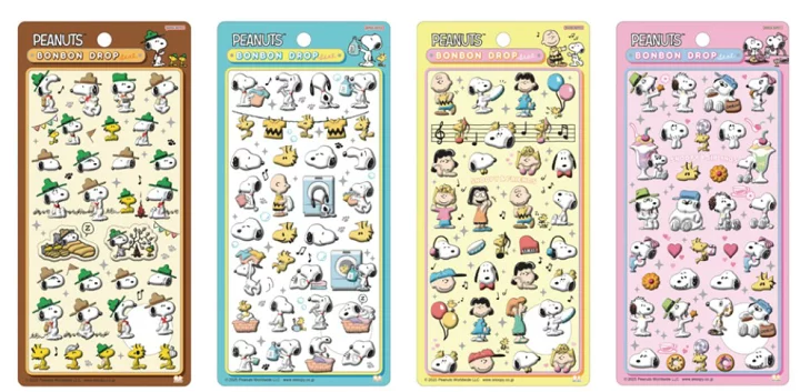 D'or】News 【ボンボンドロップシール】スヌーピーシリーズ 抽選販売の