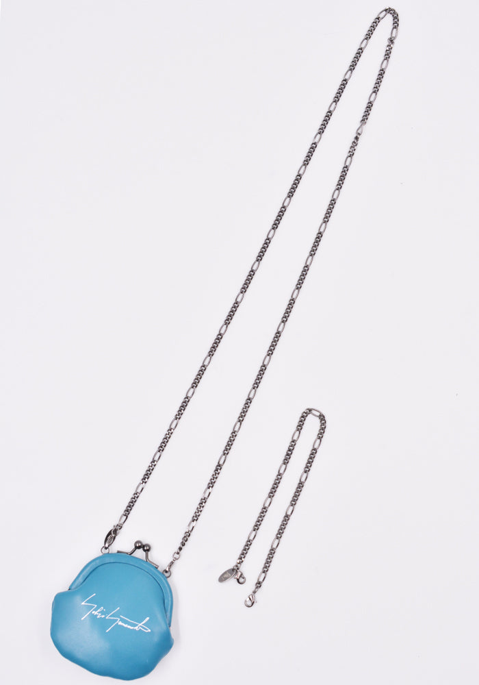 YOHJI YAMAMOTO DISCORD COIN NECKLACE SHEEP SKIN BLUE | 50%OFF SALE