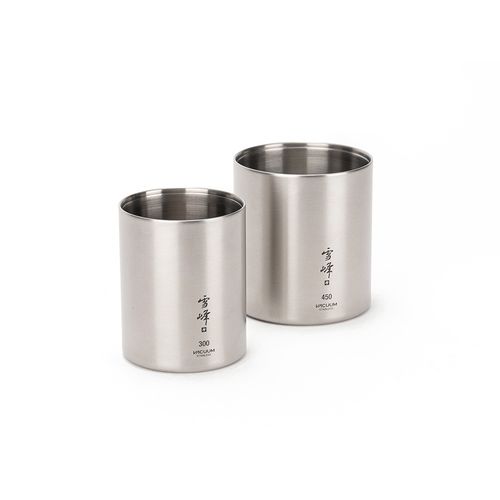 真空雪峰スタッキングマグ 300/450 マット セット SET-123 snow peak