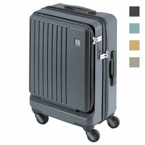 1-254】LIEVE 4輪キャリーフロントオープン 32L 1-254-DGY FREQUENTER