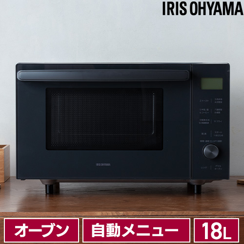 オーブンレンジ 18L MO-F1809-CW アイリスオーヤマ 電子レンジ