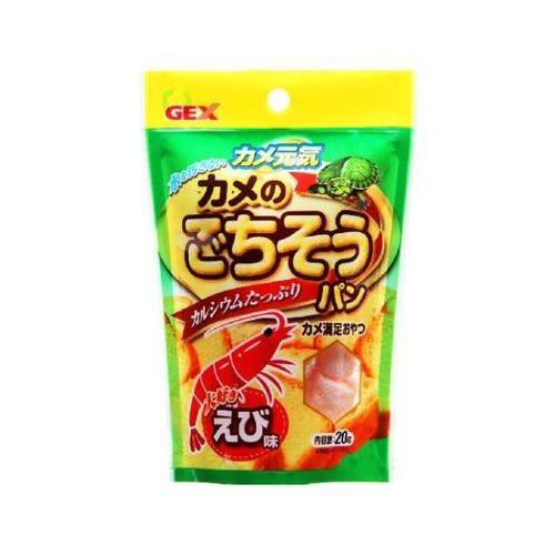 カメ元気 カメのごちそうパン GEX 亀の餌 えび味 | ホームセンター通販