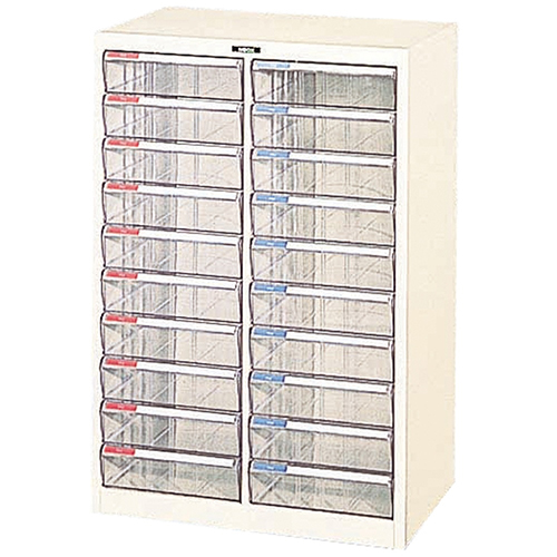 フロアケース/B4タテ B4-M10P Nakabayashi 小物入れ H880mm､深10段x1列