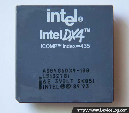 Intel 486DX4-100 SK051 :: DeviceLog.com