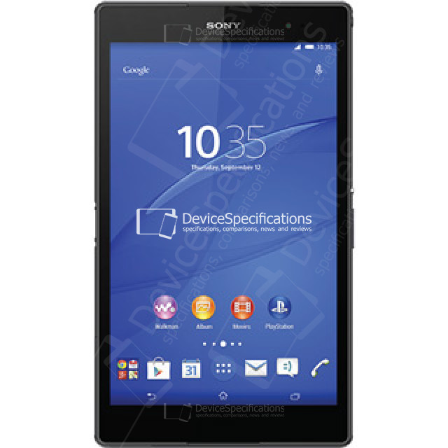 Sony Xperia Z3 Tablet Compact - Specifications