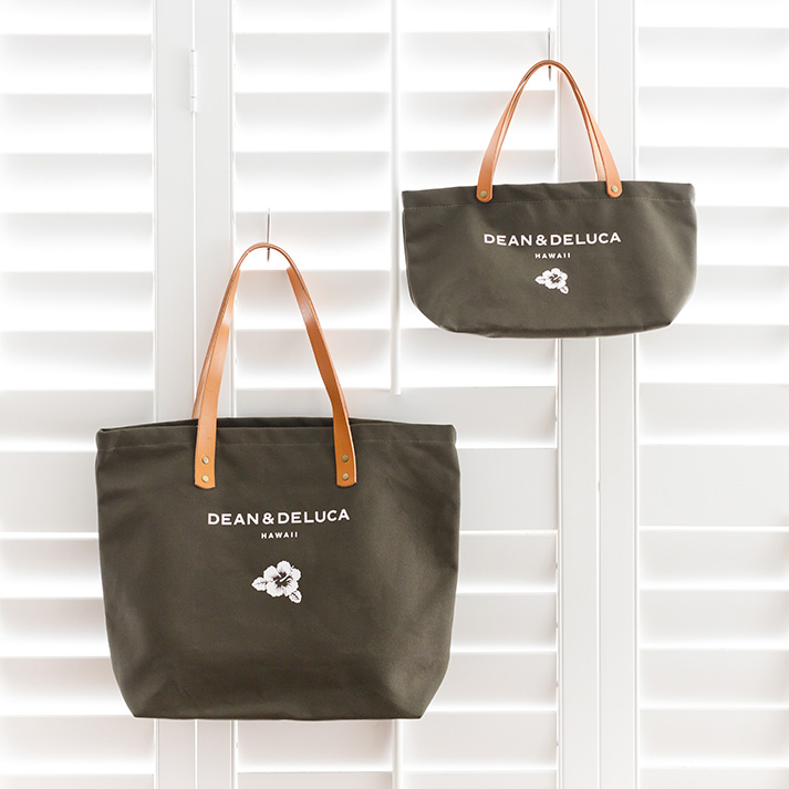 LEATHER HANDLE TOTE - DEAN & DELUCA HAWAII