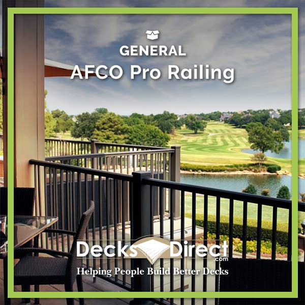 Flat Top Rail Kit for AFCO Aluminum Deck Railing - DecksDirect