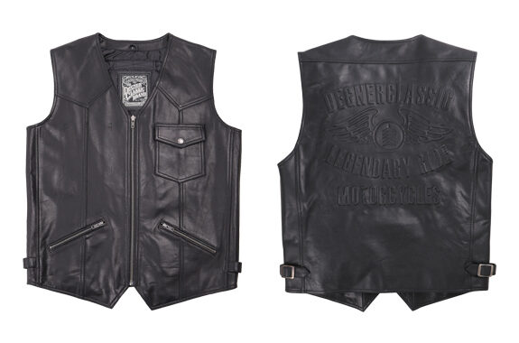 V-17 レザーベスト | DEGNER