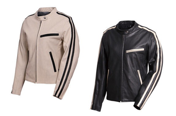 FR22SJ-8 レディースレザーメッシュジャケット | DEGNER