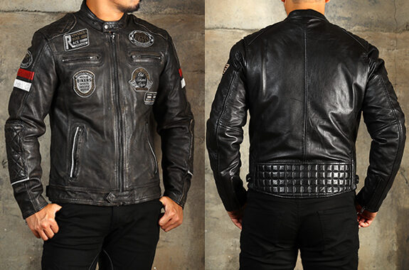 19WJ-13 ワックスシープレザージャケット | DEGNER