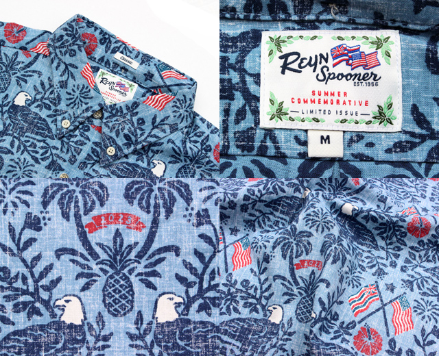 Reynspooner レインスプーナー アロハシャツ SUMMER COMMEMORATIVE