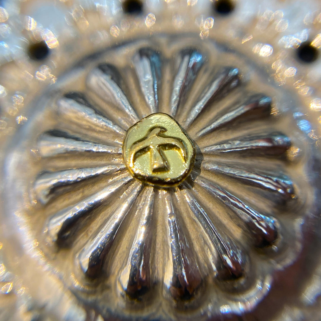 ゴローズ goro's [美品][OLD]K18付フラワーコンチョ(大)※メタル小※歪