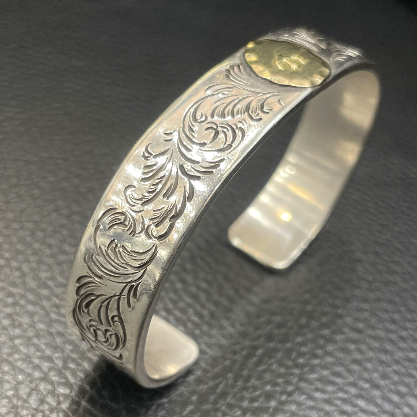 ゴローズ goro's [超希少][特注][一点物]唐草ブレス(S)※ネーム※2002年