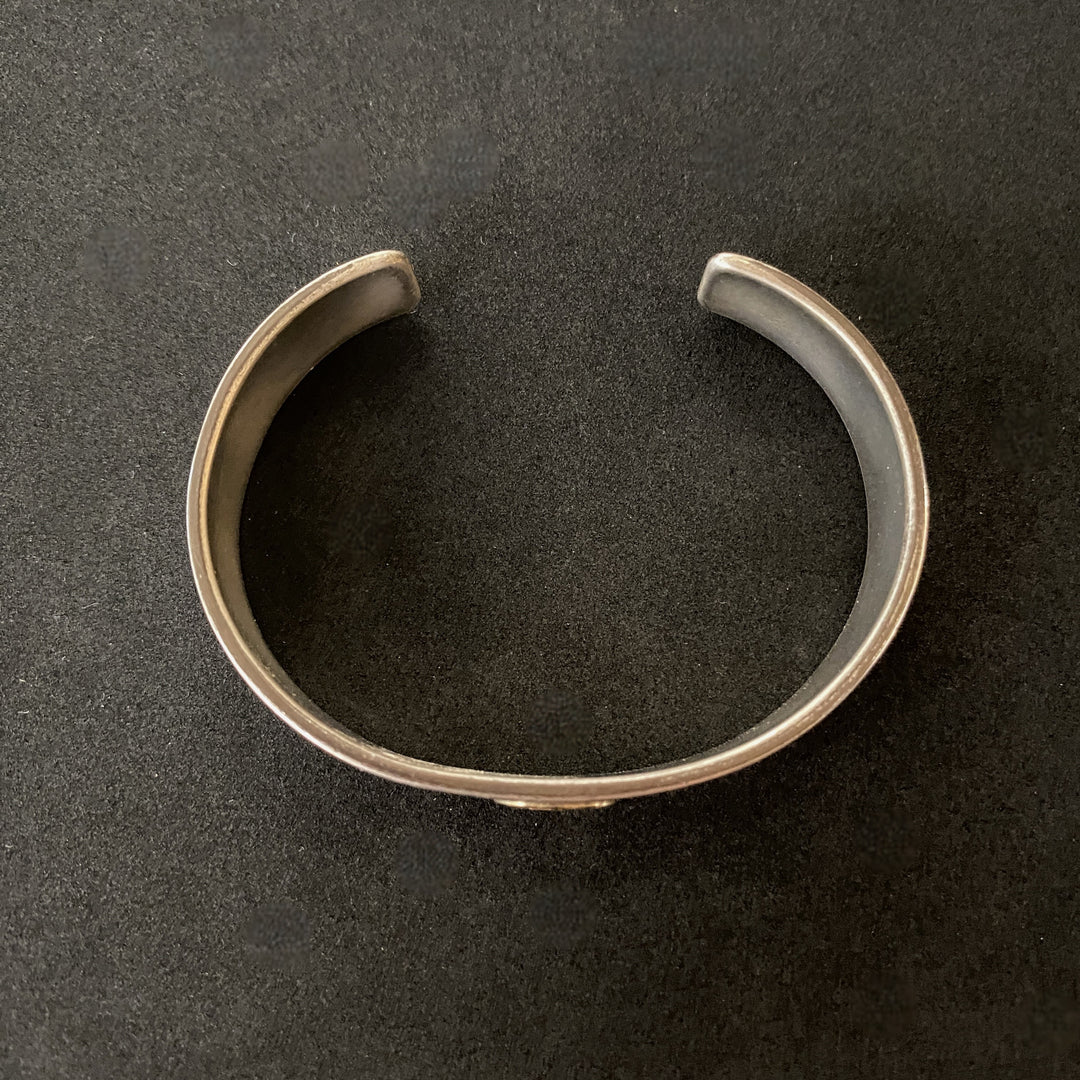 ゴローズ goro's [特注][OLD]平打ちブレス(M)※1995年号※ネーム※毛彫り