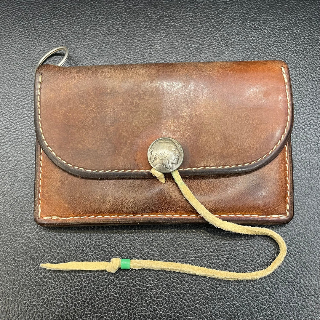 ゴローズ goro's [OLD][希少]中財布(サドル) ※廃盤モデル※マチ無し