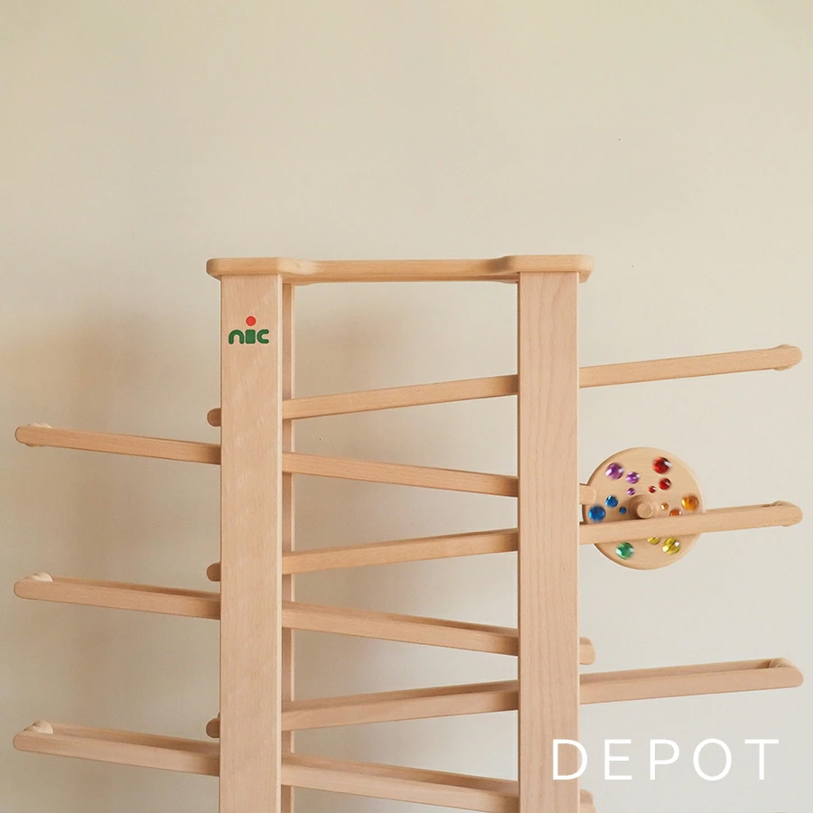 ニック社 【ニックスロープ用 ジュエル円盤】 nic 木製 スロープ 知育