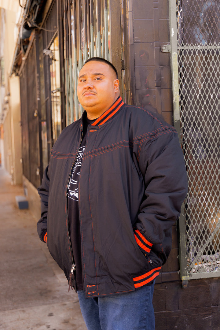 300 Black With Orange Stitching – Derby Of San Francisco