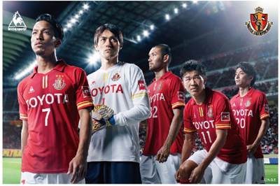 ルコックスポルティフ』より「名古屋グランパス」2016年新ユニフォーム