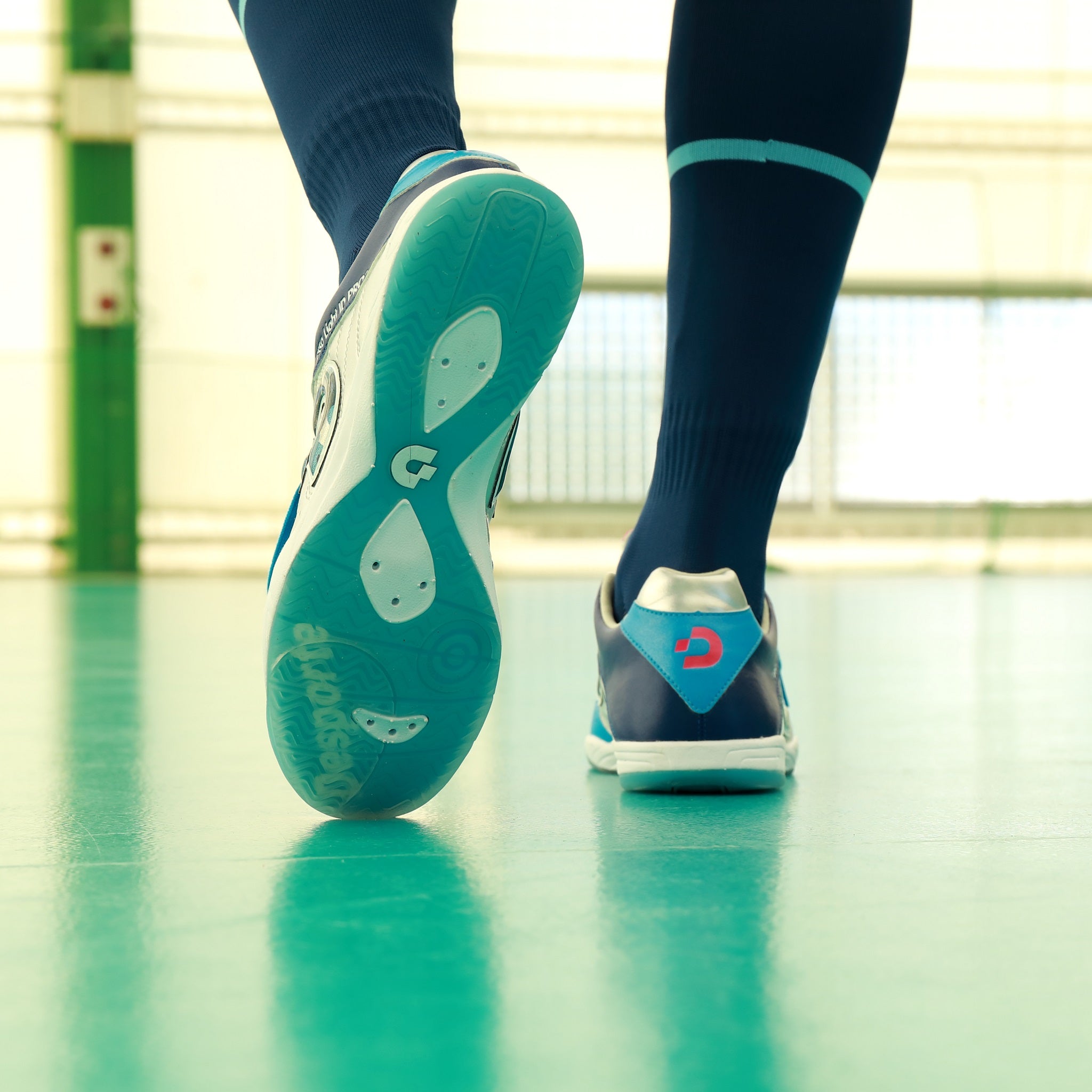 フットサル シューズ、Tessa Light ID PRO2 LTD、ブルー/ブルー