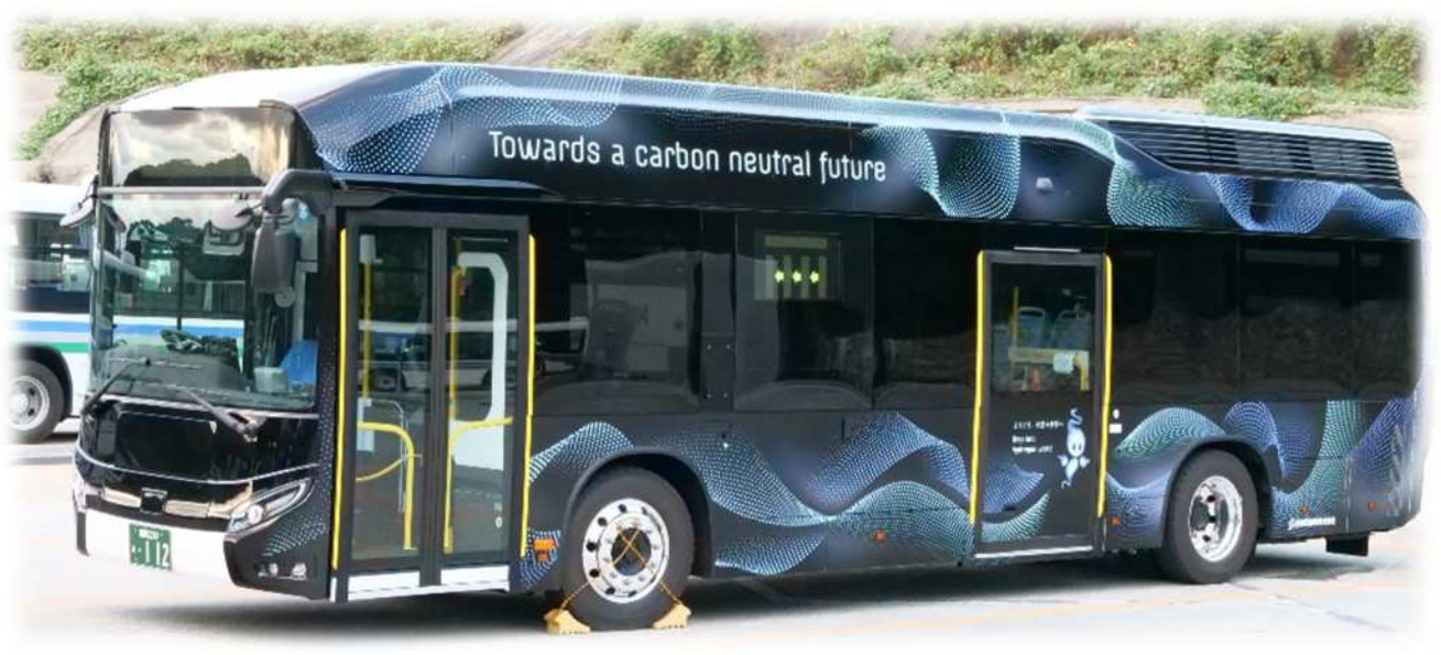 九州初の大型水素燃料電池バス運行開始、九大伊都キャンパス周辺で