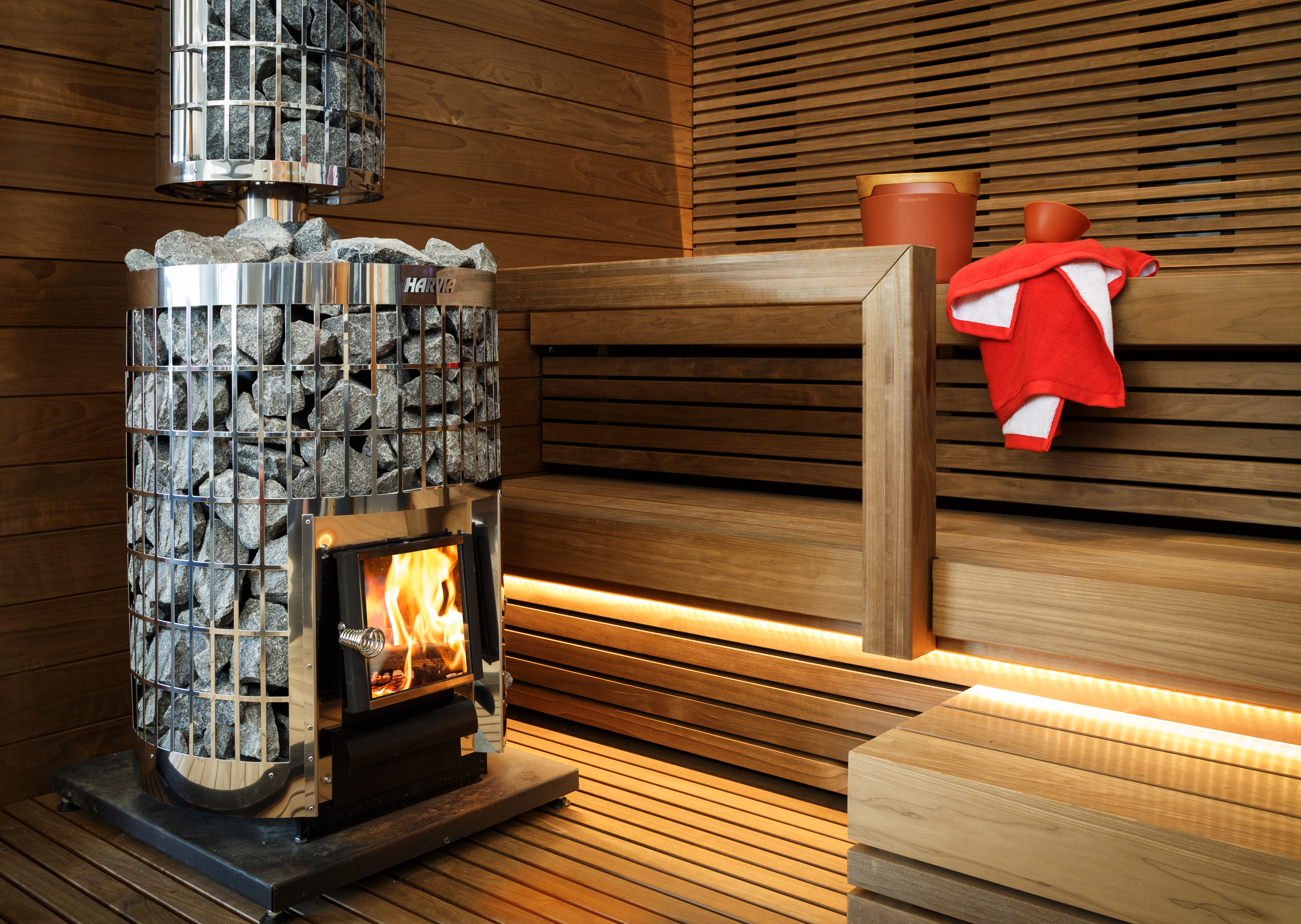 Woodburning heater Harvia Cilindro 20 Steel | Wood burning heaters