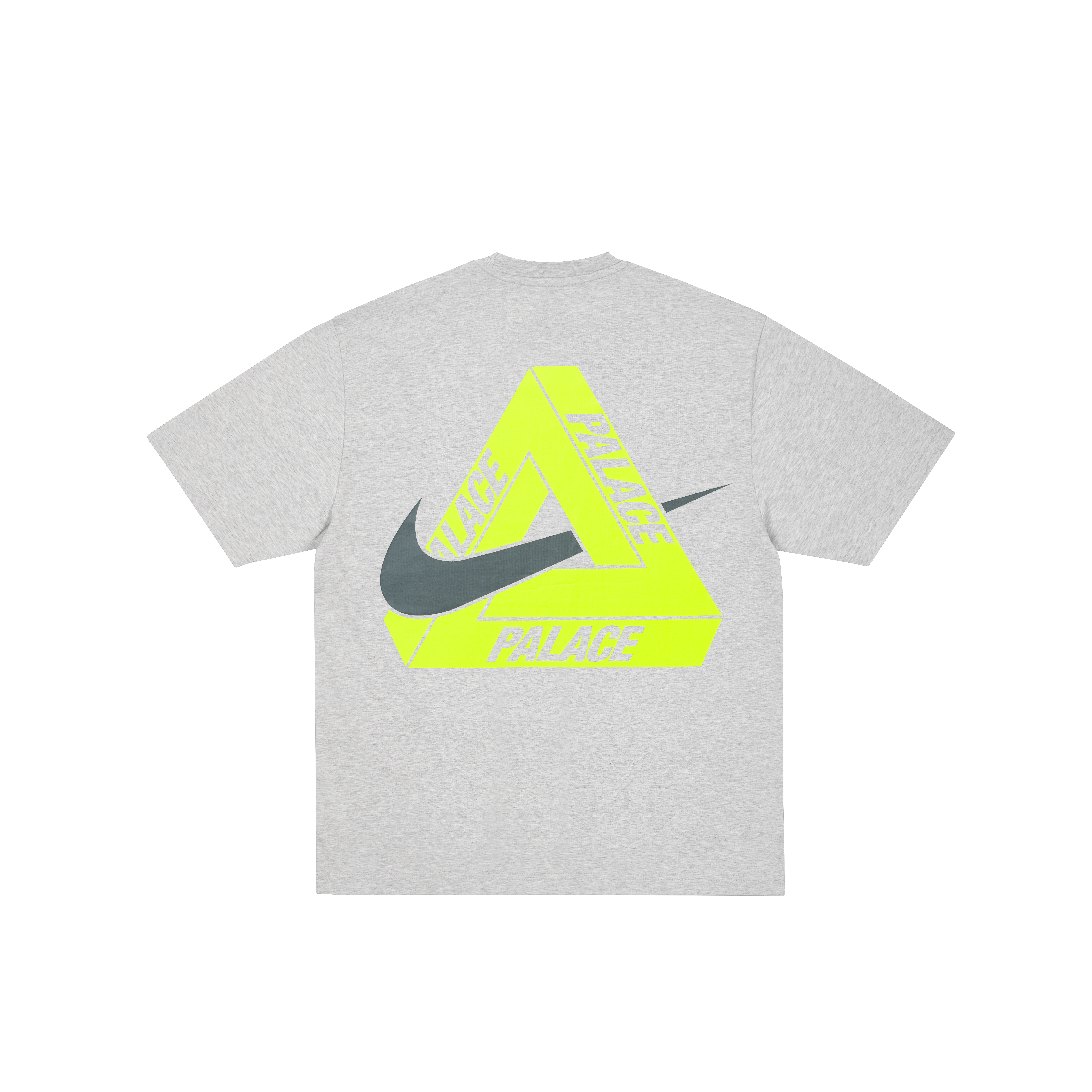 PALACE NIKE TRI SWOOSH T-SHIRT GREY MARL | PALACE SKATEBOARDS