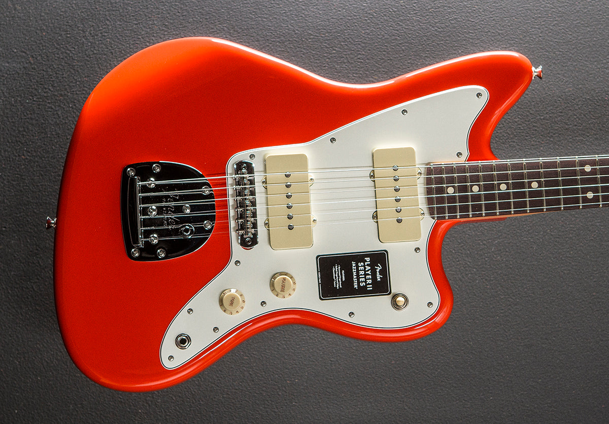 Player II Jazzmaster - Coral Red – Dave's Guitar Shop