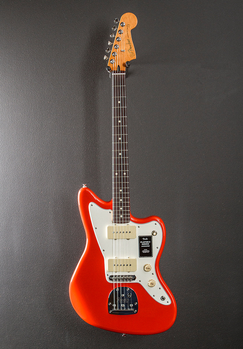 Player II Jazzmaster - Coral Red – Dave's Guitar Shop