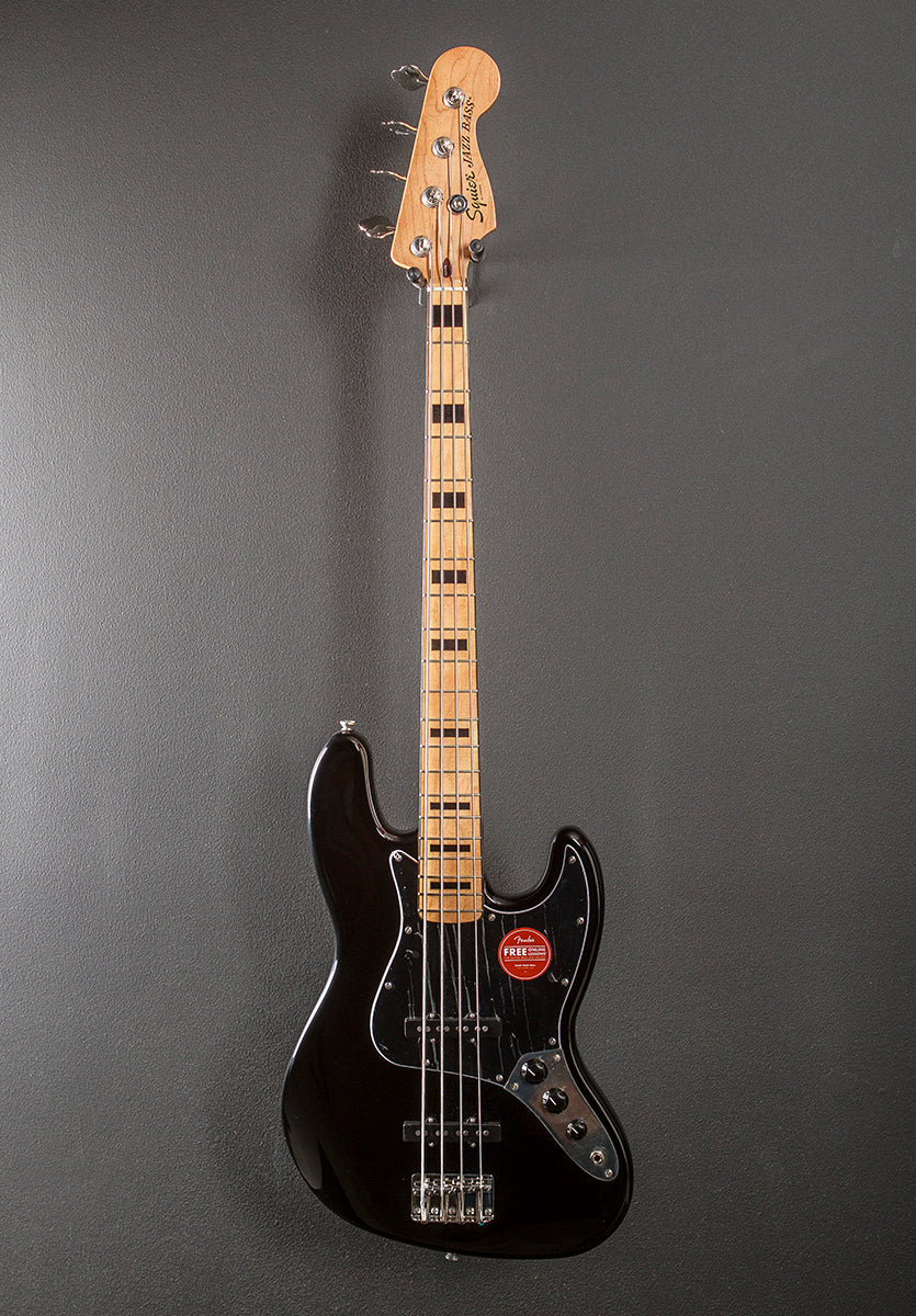 Classic Vibe 70's Jazz Bass - Black – Dave's Guitar Shop