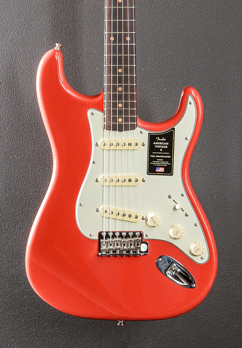 American Vintage II 1961 Stratocaster - Fiesta Red – Dave's Guitar