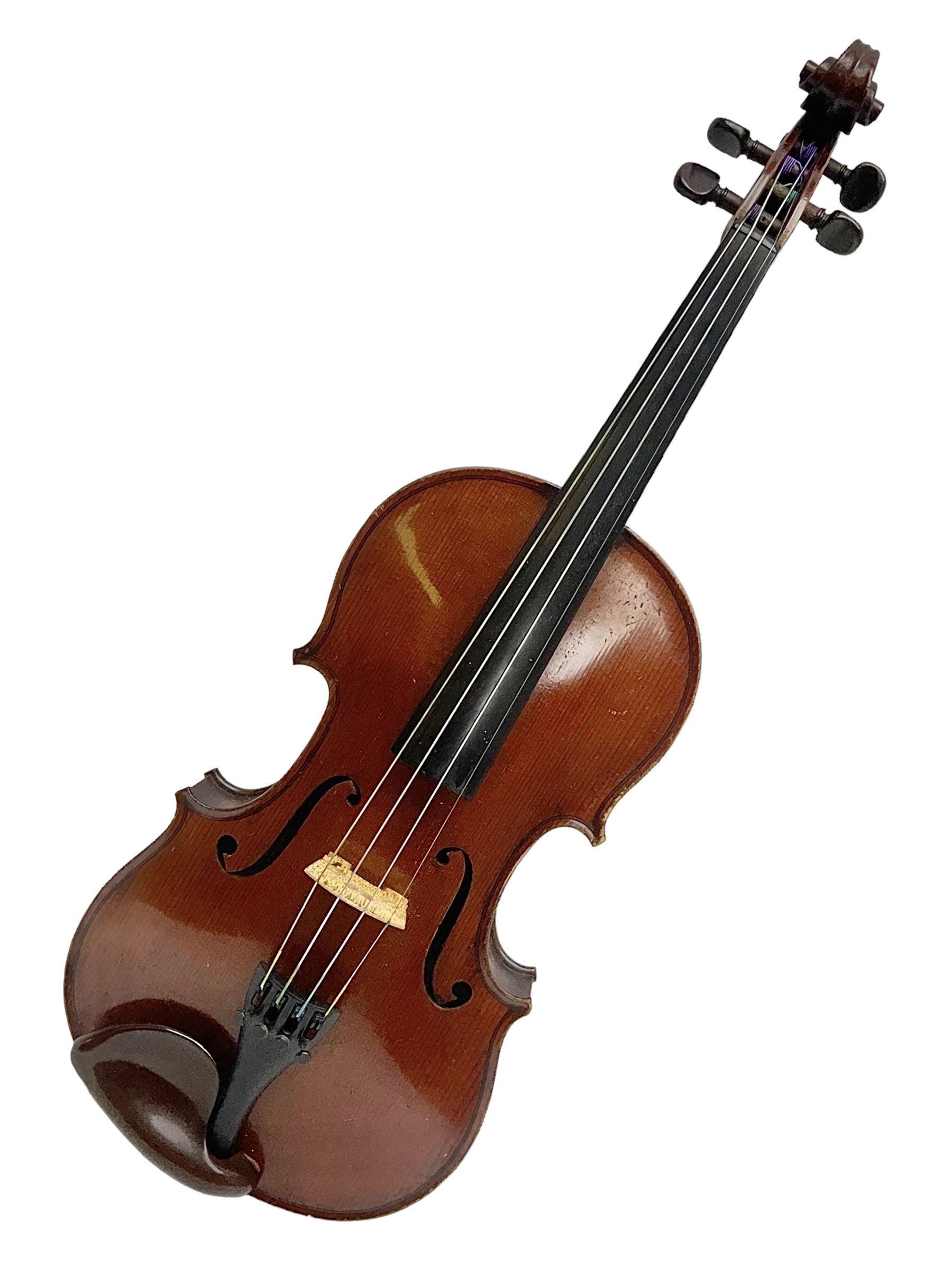 Early 20th century French Mirecourt violin with 35 | Musical