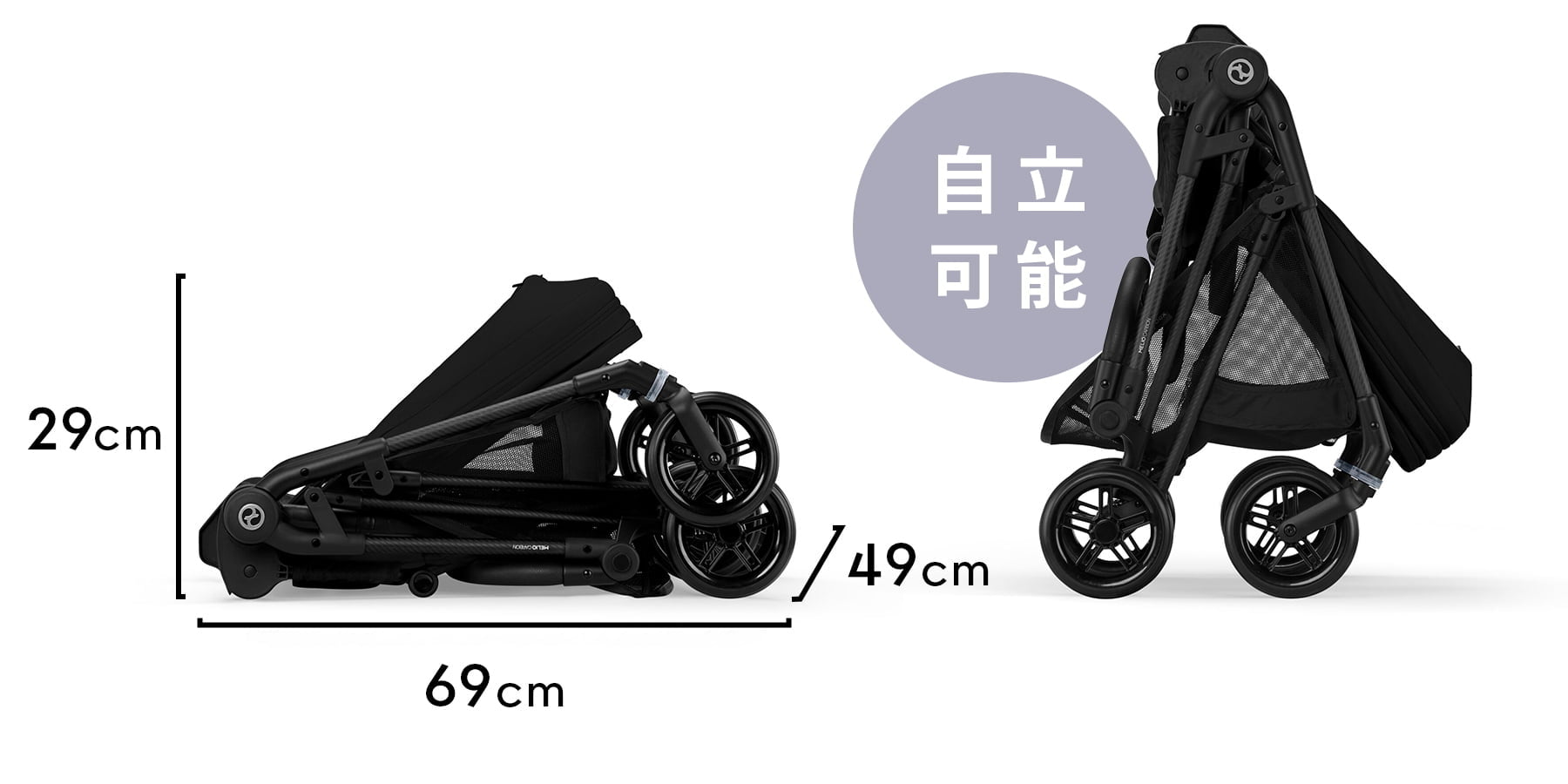 最終値下げ 2022年冬購入 cybex サイベックス メリオカーボン ブラック
