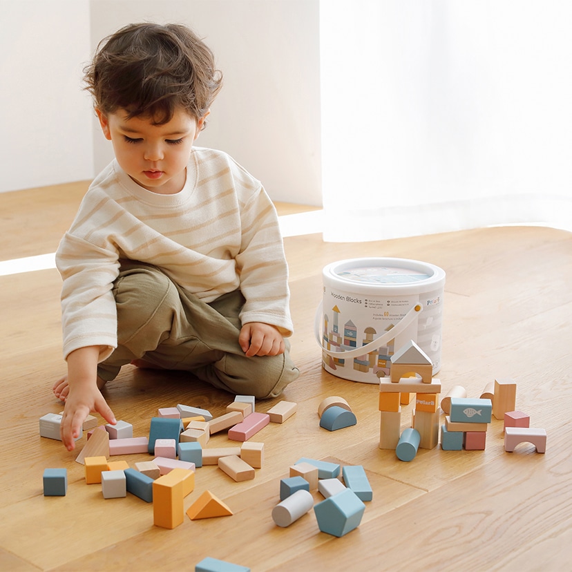 つみきセット: おもちゃ[DADWAY ダッドウェイオンラインストア]