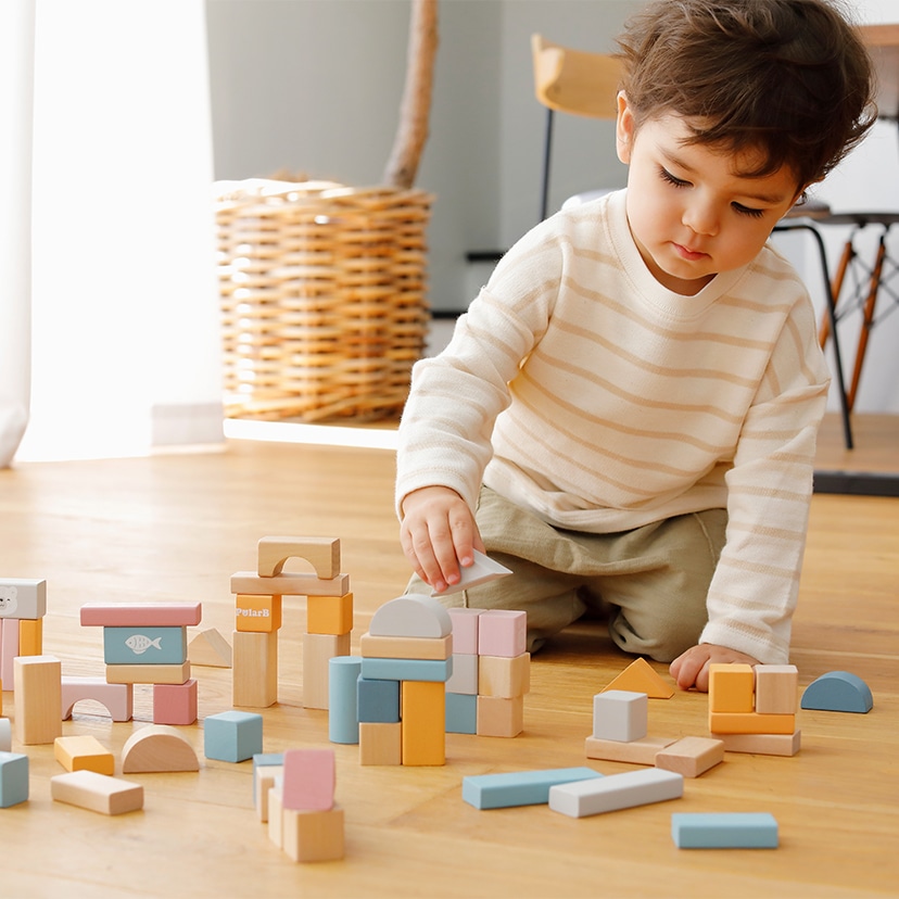 つみきセット: おもちゃ[DADWAY ダッドウェイオンラインストア]