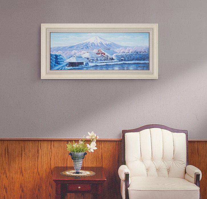 忍野富士 肉筆油彩画 - 三宝堂オンラインショップ