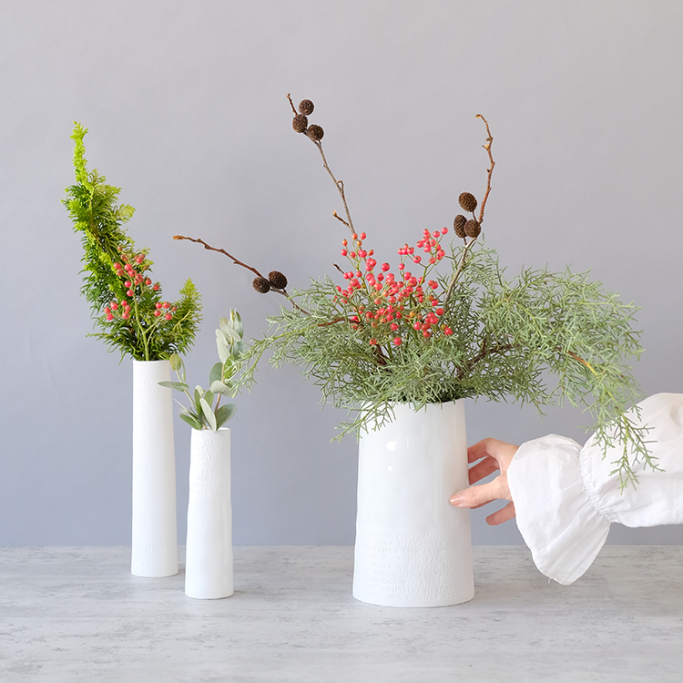 rader Poetry フラワーベース Wide | 花・花束を贈るなら第一園芸