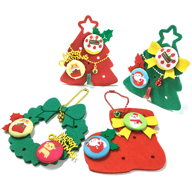 親子で一緒に！アート感覚でクリスマスオーナメントが作れるあそぼー