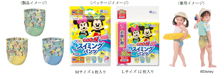 グーンスイミングパンツ」ミッキー＆ミニーデザイン新登場 | 大王製紙