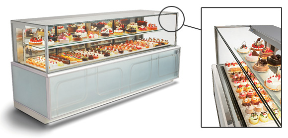 ダイヤモンドカット | オリジナル高機能ケーキケース・冷蔵ショー