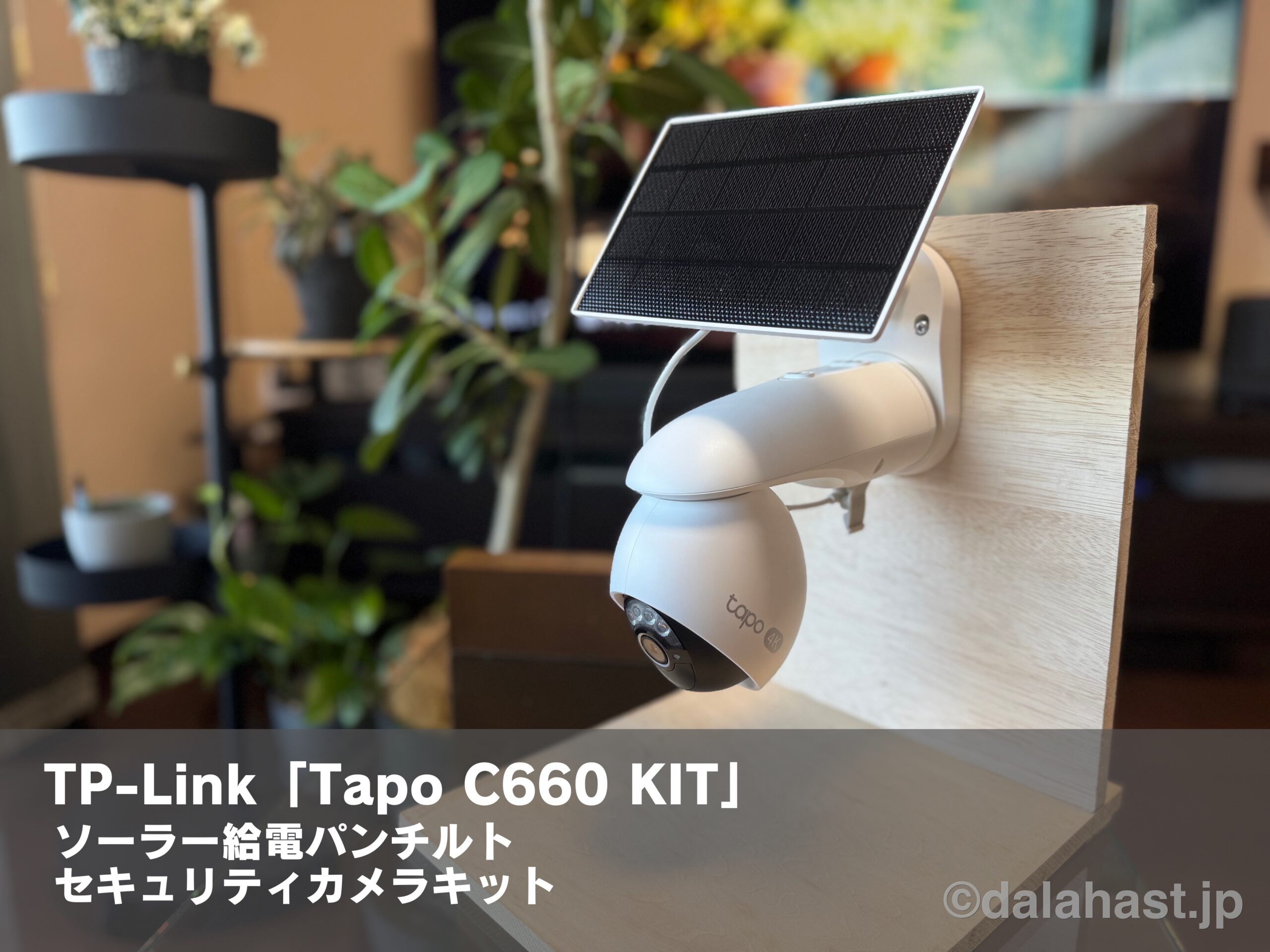 Tapo C660 KIT レビュー】ソーラーパネル＆パンチルトで進化した完全