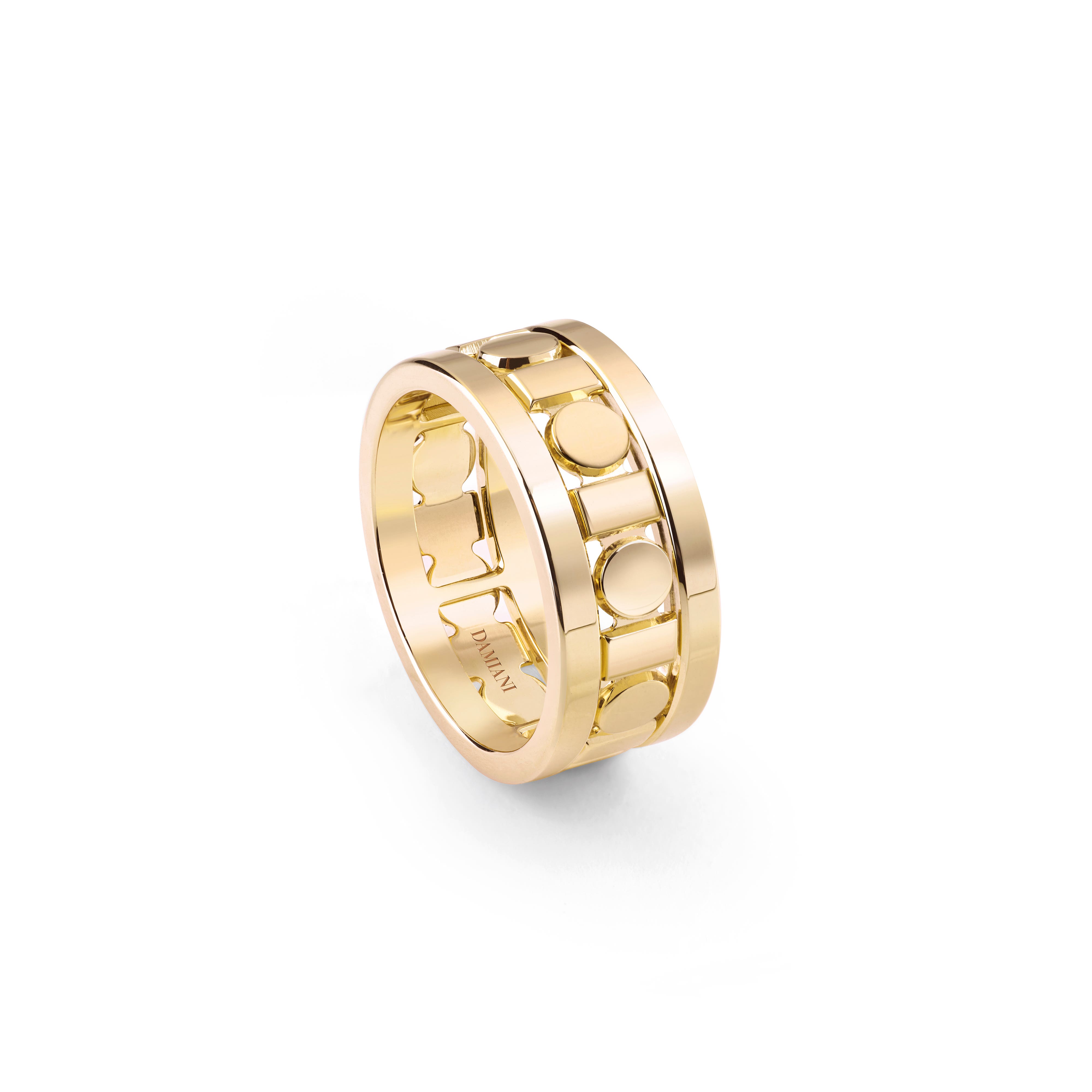 イエローゴールド、リング、8,3 mm. - Damiani BELLE ÉPOQUE REEL