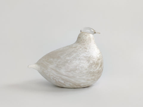 Willow Grouse Nuutajärvi Riekko Oiva Toikka Bird Art Glass Finland