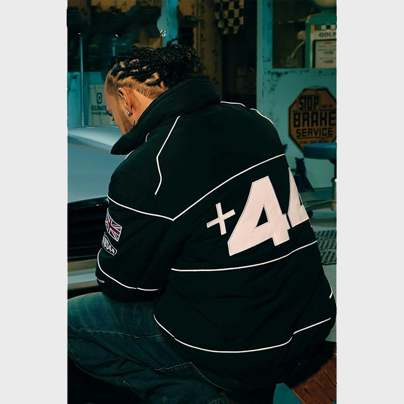 Lewis Hamilton +44 x Golf Wang Black Jacket - Danezon