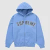 Supreme B.b. Simon Zip Up Hoodie - Black and Blue