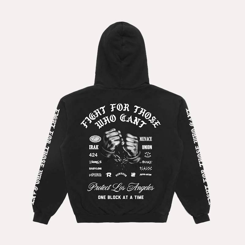 Born x Raised Protect LA Hoodie Black - Danezon