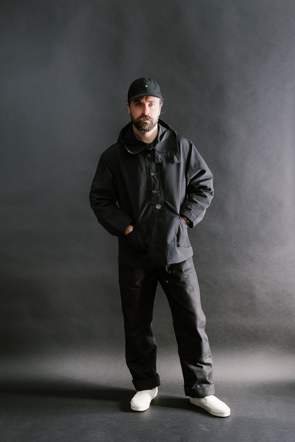 1105-SFB - NAVY Parka 60/40 - Black | Dant
