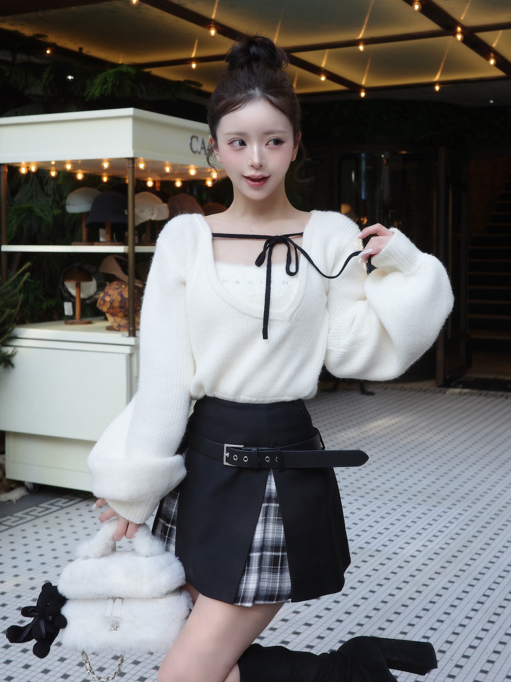 アシメレイヤードニットトップス – Darich (ダーリッチ)