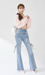 予約商品】ピコレースハイウエストフレアデニム – Darich (ダーリッチ)