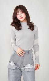 シースルーラップデザインニットトップス – Darich (ダーリッチ)